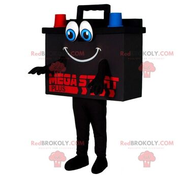 Mascotte de batterie de voiture géante noire bleue et rouge REDBROKOLY / REDBROKO_06873 2