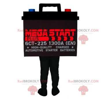 Mascotte de batterie de voiture géante noire bleue et rouge REDBROKOLY / REDBROKO_06873 3