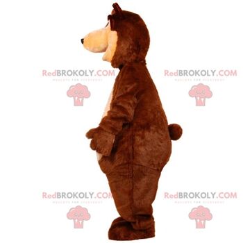 Mascotte d'ours brun REDBROKOLY habillé en uniforme de policier / REDBROKO_06877 3