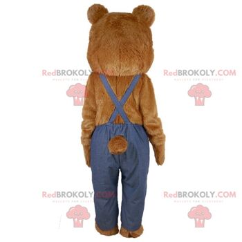 Mascotte d'ours en peluche marron et beige géant REDBROKOLY / REDBROKO_06878 2