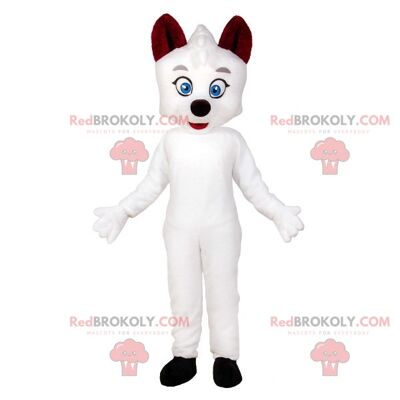 Very realistic polar bear REDBROKOLY mascot. Polar bear REDBROKOLY mascot / REDBROKO_06883