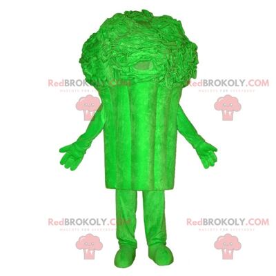 Broccolo porro verdura verde mascotte REDBROKOLY / REDBROKO_06895