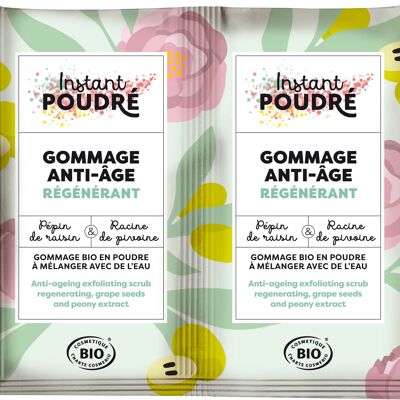 Gommage Bio Anti-Age Régénérant à l'extrait de Pivoine