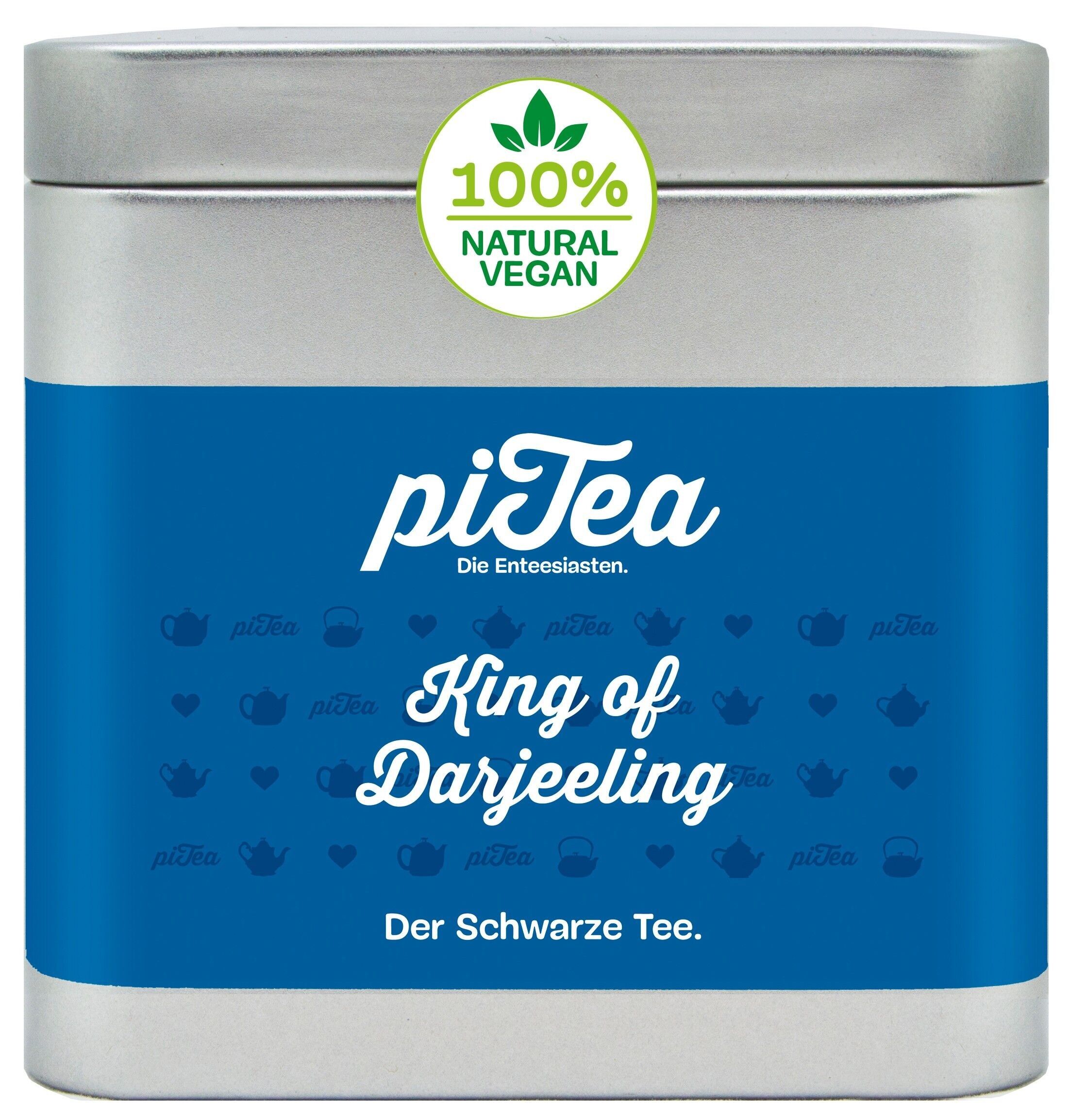 King of Darjeeling, Schwarzer Tee, Dose