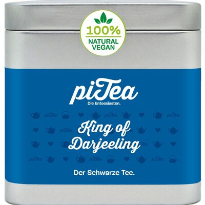 King of Darjeeling, black tea, can