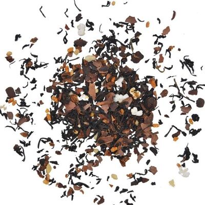 Choc & Almonds, black tea, can