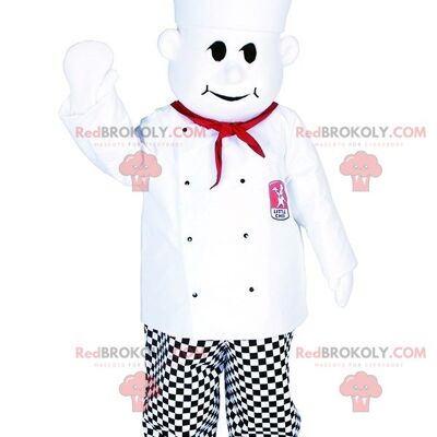 Chamäleon REDBROKOLY Maskottchen mit buntem Jersey / REDBROKO_07381