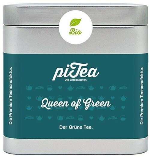 Queen of Green BIO, Grüner Tee, Dose