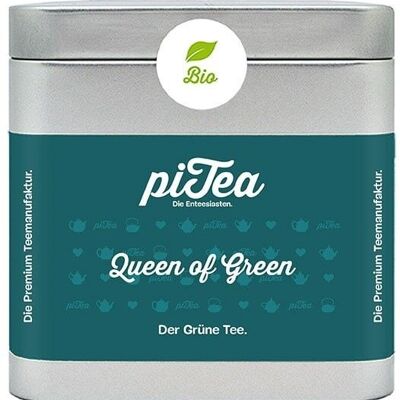 Queen of Green BIO, té verde, lata