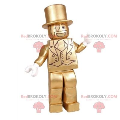 Mascotte Lego REDBROKOLY en forme de lion avec armure / REDBROKO_07496