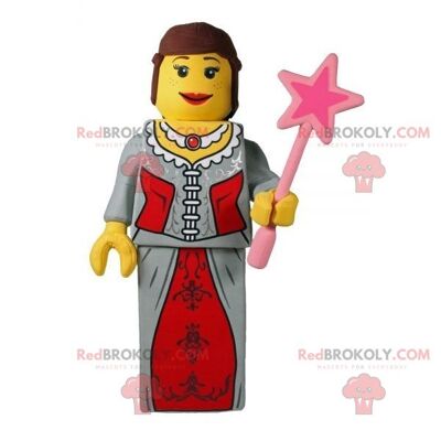 Berühmtes rosafarbenes Lego-Stück REDBROKOLY-Maskottchen-Bausatz / REDBROKO_07498