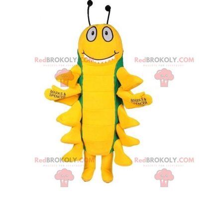 Giant yellow and black bee REDBROKOLY mascot. Insect REDBROKOLY mascot / REDBROKO_07515