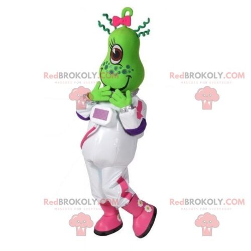 Giant potato REDBROKOLY mascot with glasses and a crown / REDBROKO_07677