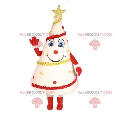 Mascota redonda de REDBROKOLY con sombrero y una hermosa sonrisa. Huevo REDBROKOLY mascota / REDBROKO_07797