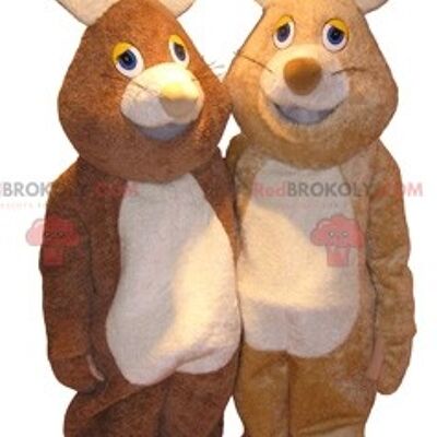 2 riesige Cookie-REDBROKOLY-Maskottchen. 2 Kuchen / REDBROKO_07809