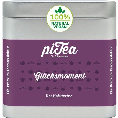 Momento feliz, té de hierbas, puede