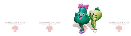 2 REDBROKOLY mascots of Bob and Bobette famous comic book characters / REDBROKO_07821
