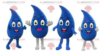 3 mascottes de dentifrice colorées REDBROKOLY / REDBROKO_07838 1