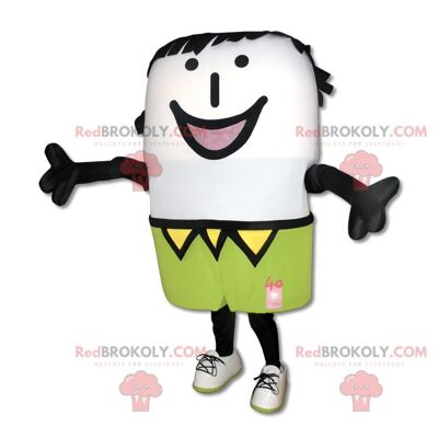 REDBROKOLY mascotte sportivo. Costume da uomo sportivo / REDBROKO_07846