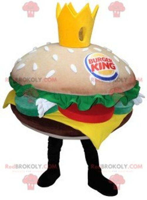 Burger King REDBROKOLY mascot. REDBROKOLY mascot giant fries cone / REDBROKO_07865