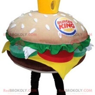 Mascota de Burger King REDBROKOLY. Cono de papas fritas gigante mascota REDBROKOLY / REDBROKO_07865