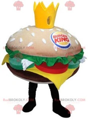 Mascotte Burger King REDBROKOLY. Mascotte REDBROKOLY cornet de frites géant / REDBROKO_07865