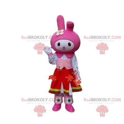 Sushi maki costume REDBROKOLY mascot. Japanese food costume / REDBROKO_08064