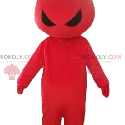 Red pig costume, pig REDBROKOLY mascot, Asian costume / REDBROKO_08133