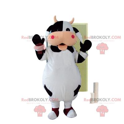 3 cow REDBROKOLY mascots, cow costumes, farm REDBROKOLY mascot / REDBROKO_08139