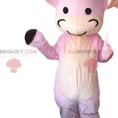 Cow REDBROKOLY mascot, farm costume, cattle costume / REDBROKO_08140