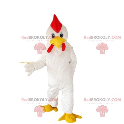 3 chicken REDBROKOLY mascots, chicken costumes, bird costume / REDBROKO_08149