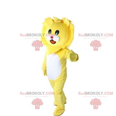 Leone REDBROKOLY mascotte, costume da cucciolo di leone, costume da tigre / REDBROKO_08156