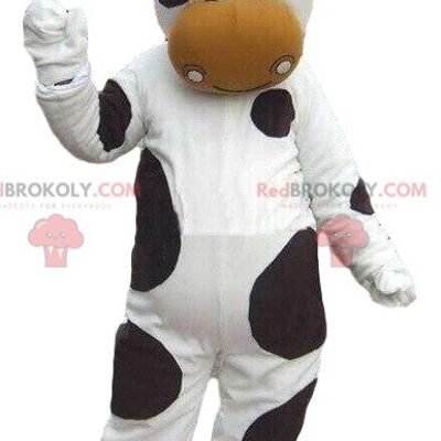 Cow REDBROKOLY mascot, farm costume, cattle costume / REDBROKO_08193