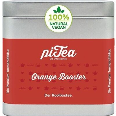 Orange booster, rooibos tea, can