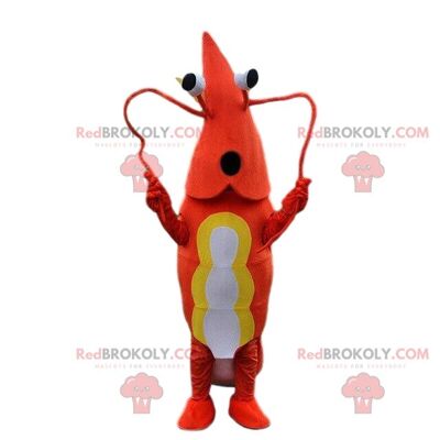 Octopus REDBROKOLY mascotte, costume da polpo, costume da pesce / REDBROKO_08217