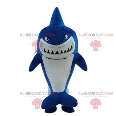 Dolphin REDBROKOLY mascot, fish costume, whale costume / REDBROKO_08222