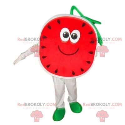 Mascotte de pastèque REDBROKOLY, costume de melon, déguisement de fruit / REDBROKO_08271