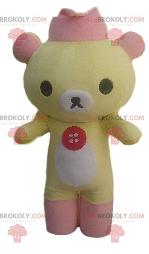 Teddy bear REDBROKOLY mascot, bear costume, plush costume / REDBROKO_08275