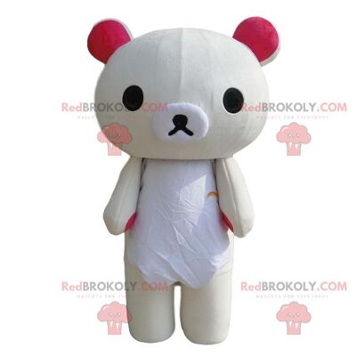 Teddy bear REDBROKOLY mascot, bear costume, plush costume / REDBROKO_08276