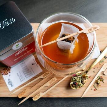 Baiser aux fraises, thé Rooibos, boîte 3