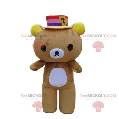 Teddy bear REDBROKOLY mascot, bear costume, charming teddy bear / REDBROKO_08279
