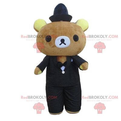 Teddy bear REDBROKOLY mascot, bear costume, brown teddy bear / REDBROKO_08280