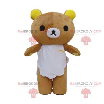 Mascotte d'ours en peluche romantique REDBROKOLY, costume romantique / REDBROKO_08281