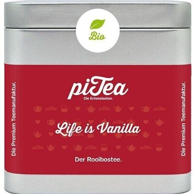 Life is Vanilla BIO, thé rooibos, canette