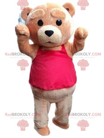 Mascotte de gros nounours marron REDBROKOLY, costume d'ours marron / REDBROKO_08301