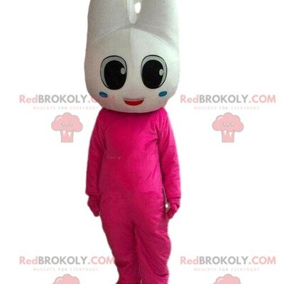 2 tooth REDBROKOLY mascots, tooth costumes, giant tooth / REDBROKO_08320