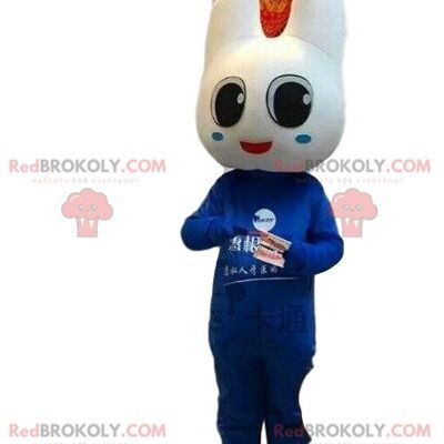 Mascotte de dent REDBROKOLY, costume de dentiste, dent rose / REDBROKO_08321