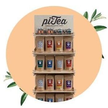 Présentoir en bois - Présentation produit piTea 3