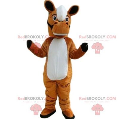 Pony REDBROKOLY mascotte, cavallo, costume da equitazione / REDBROKO_08350