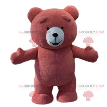 Mascotte d'ours en peluche REDBROKOLY, costume d'ours brun / REDBROKO_08375